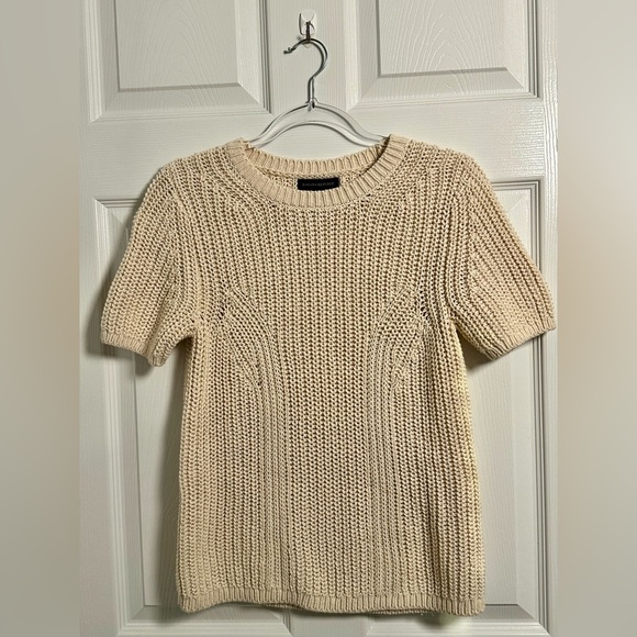 Banana Republic Women's Beige Knit Sweater - Picture 1 of 9